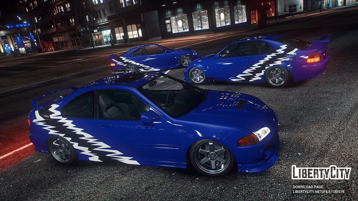 Vinyls für Autos aus Midnight Club 2 / GTA 5