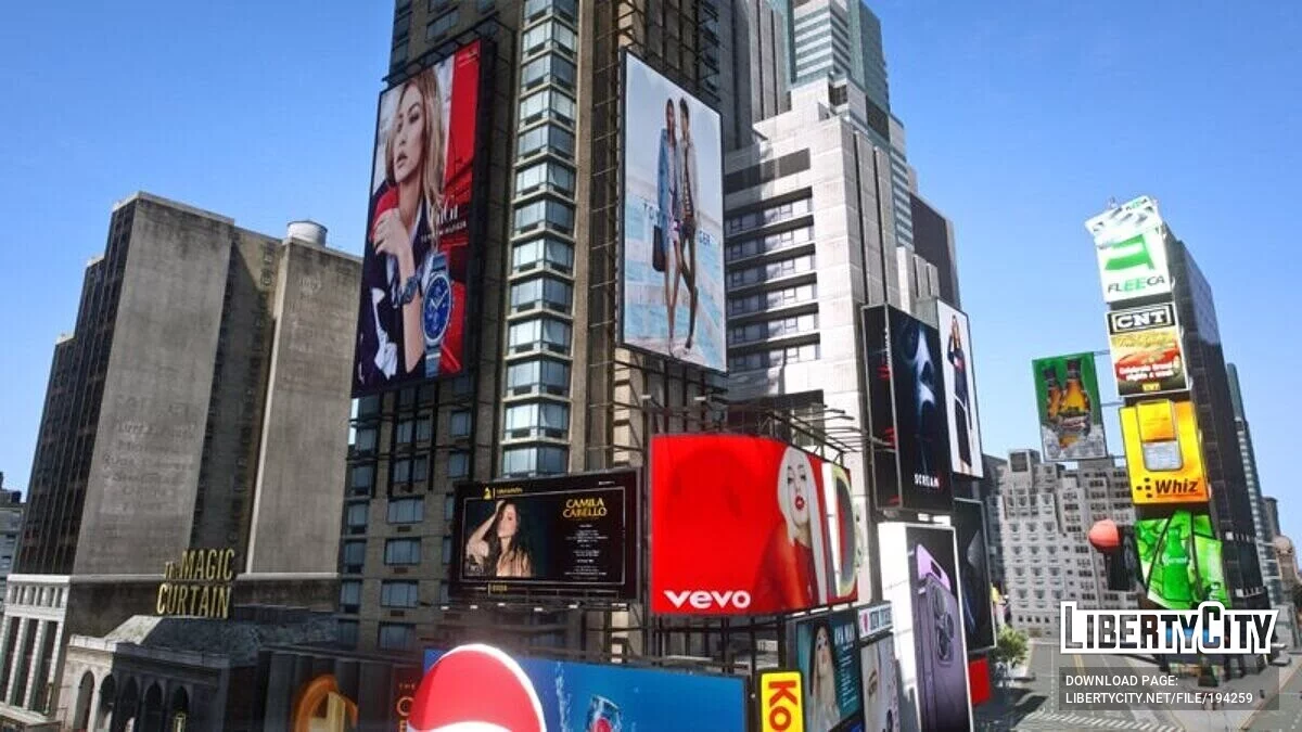 Реальні рекламні щити Time Square 2023 / GTA 5