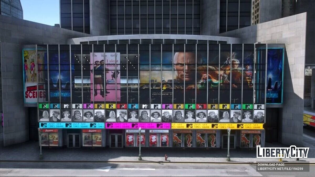 Реальні рекламні щити Time Square 2023 / GTA 5