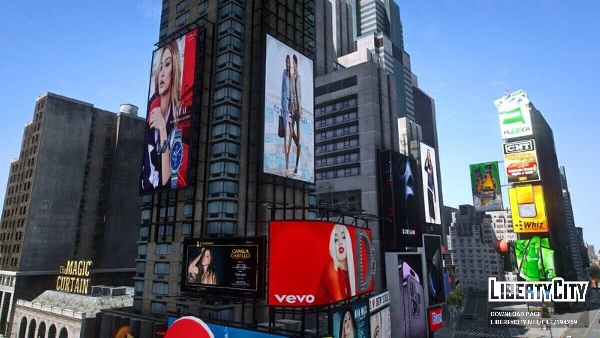 Реальні рекламні щити Time Square 2023 / GTA 5