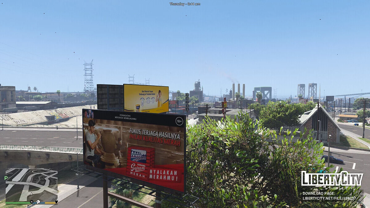 Рекламні щити Індонезії / GTA 5