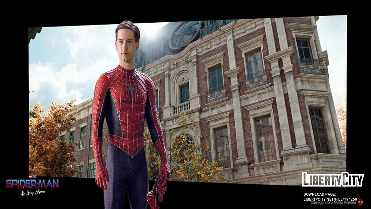 Завантажувальний екран у стилі Spider-Man No Way Home / GTA 5