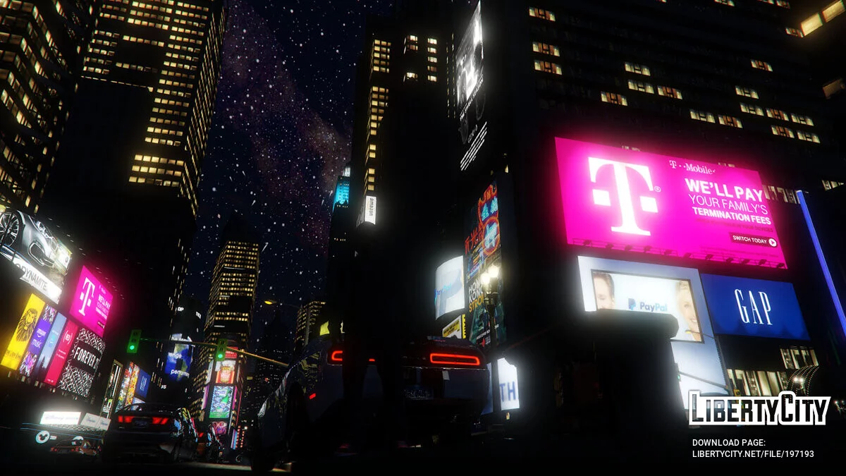 The new night sky (Milky Way). / GTA 5