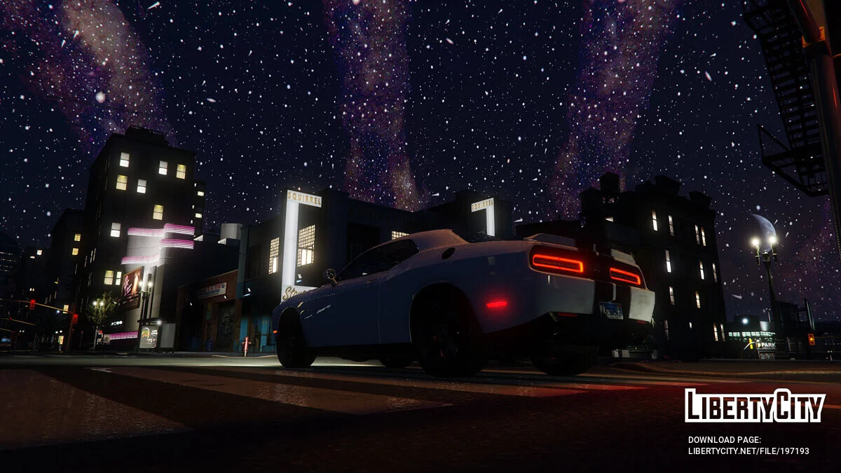The new night sky (Milky Way). / GTA 5