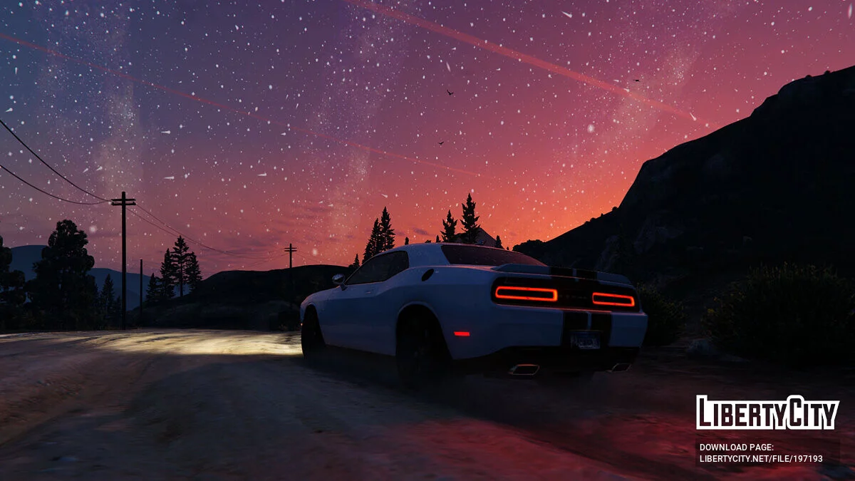 The new night sky (Milky Way). / GTA 5