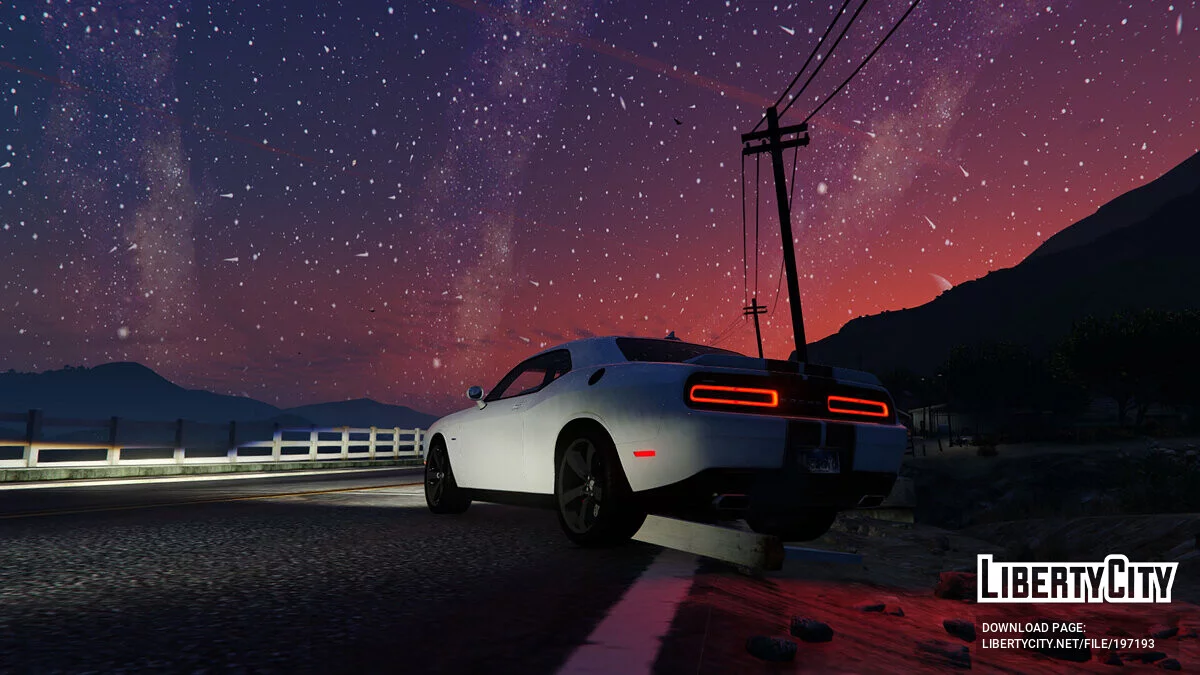 The new night sky (Milky Way). / GTA 5