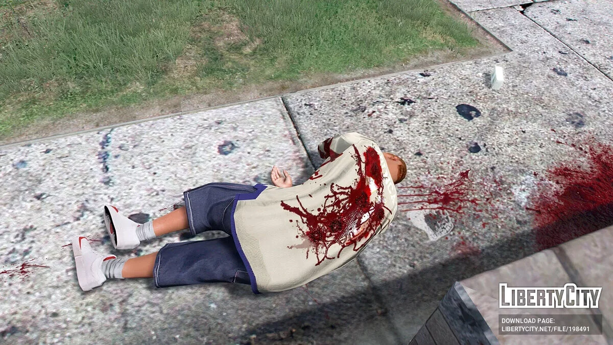 Realistic blood and wounds / GTA 5