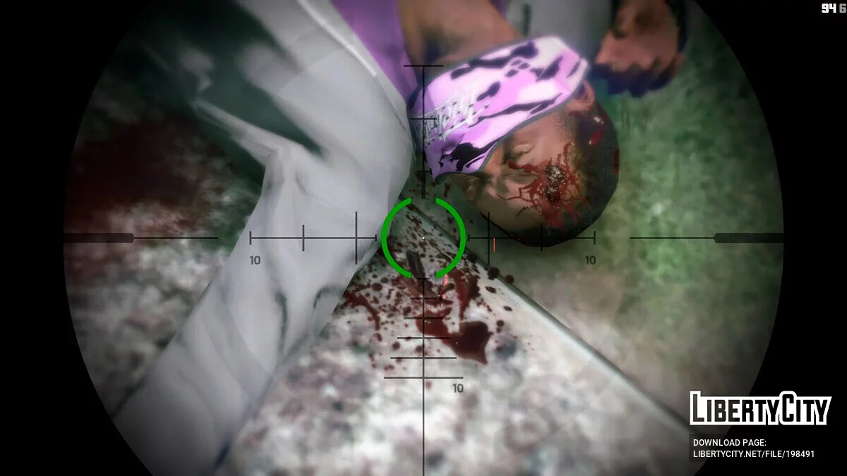 Realistic blood and wounds / GTA 5