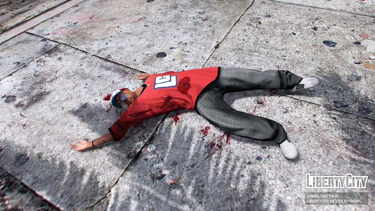 Realistic blood and wounds / GTA 5