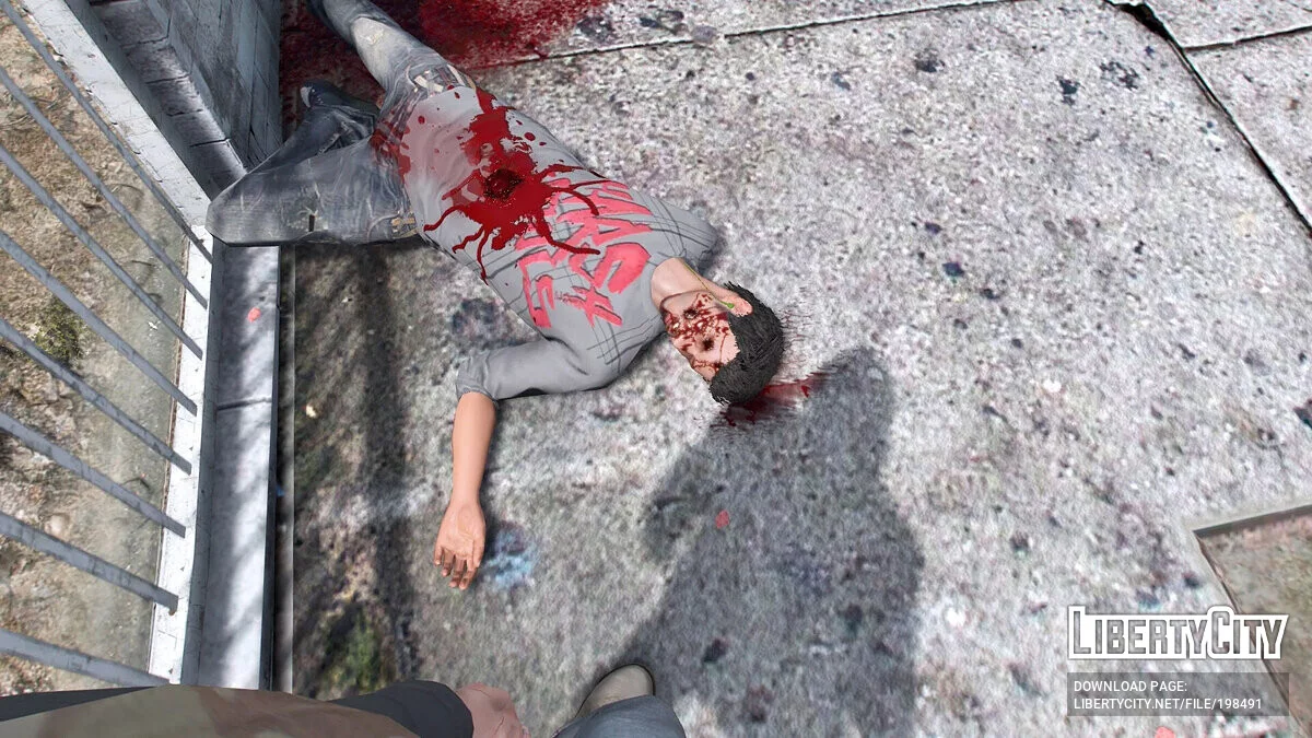 Realistic blood and wounds / GTA 5