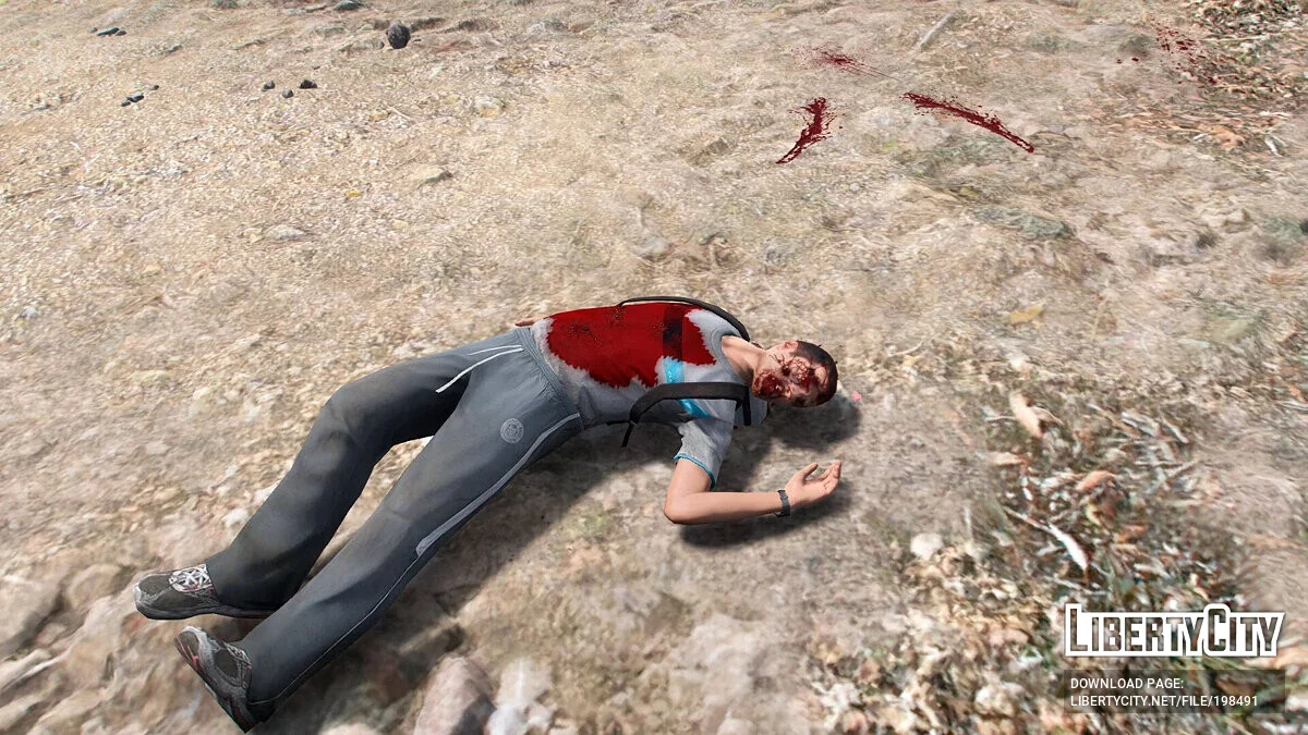 Realistic blood and wounds / GTA 5
