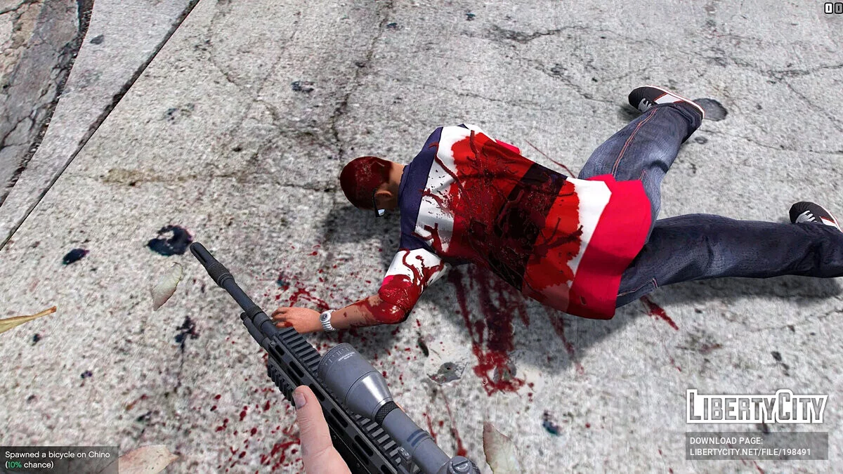 Realistic blood and wounds / GTA 5