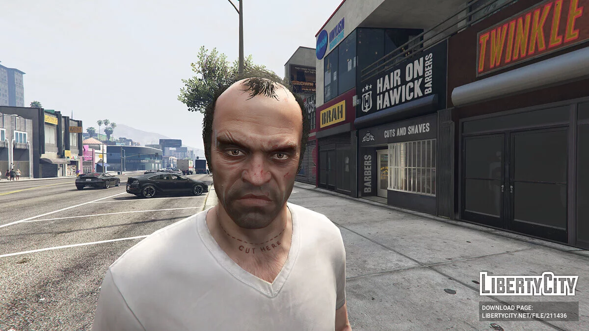 Текстури облич головних героїв у 4K-роздільності / GTA 5