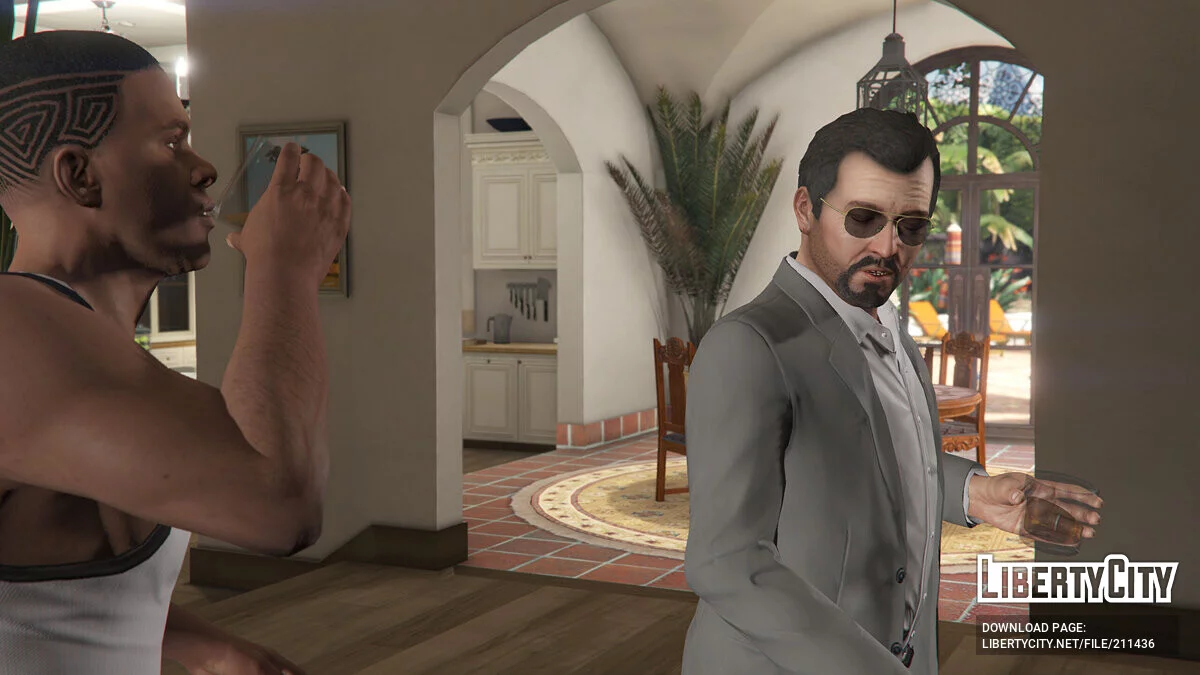 Текстури облич головних героїв у 4K-роздільності / GTA 5