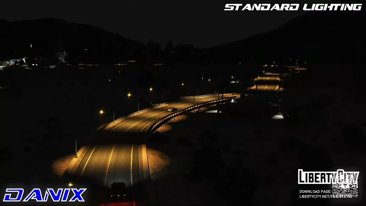 New Grand Senor Road in deserted area / GTA 5