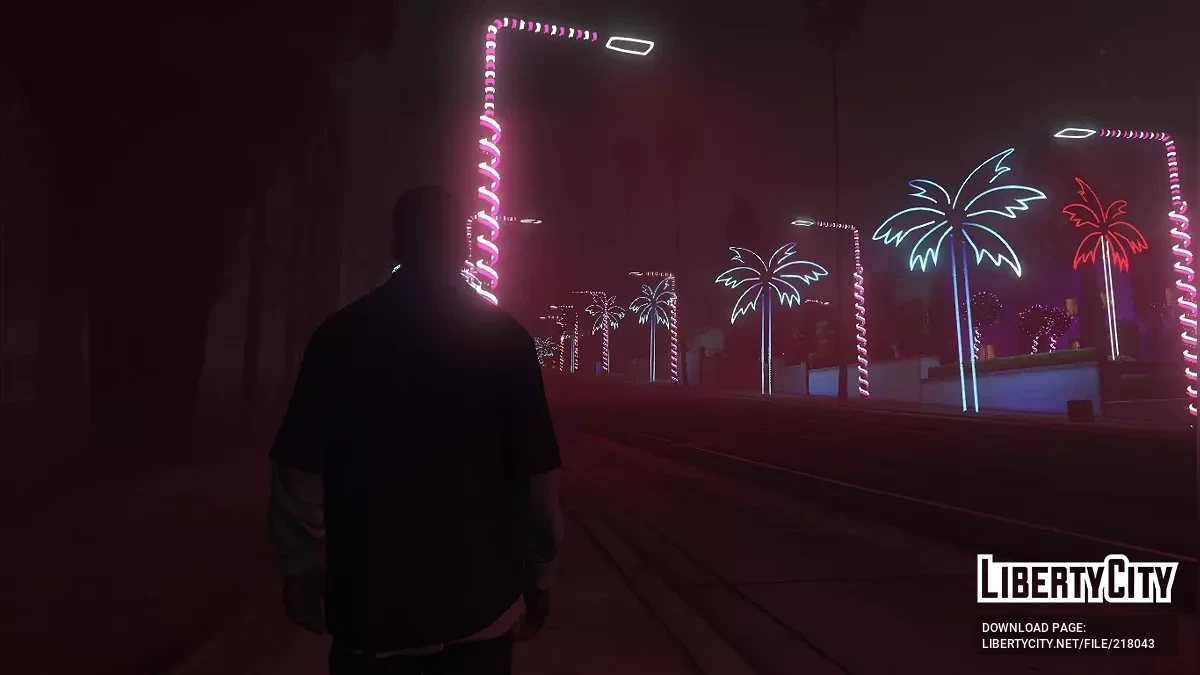 Luzes de rua de ano novo / GTA 5
