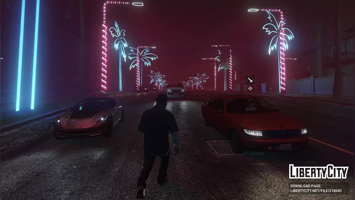 Luzes de rua de ano novo / GTA 5