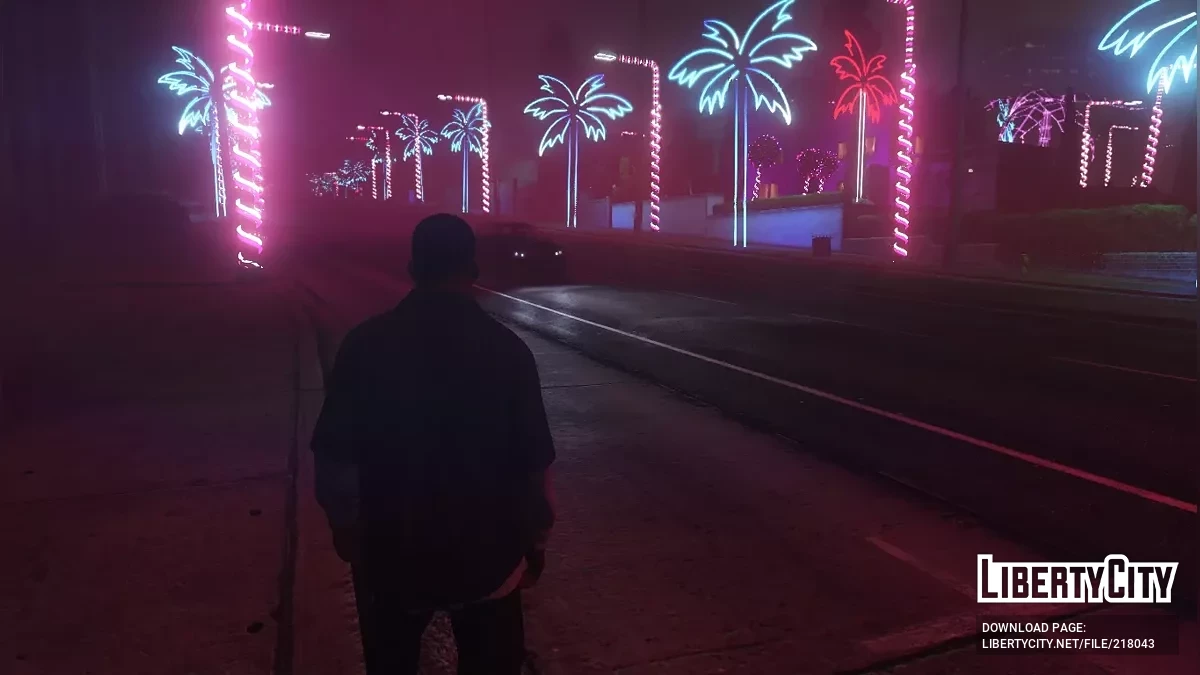 Luzes de rua de ano novo / GTA 5