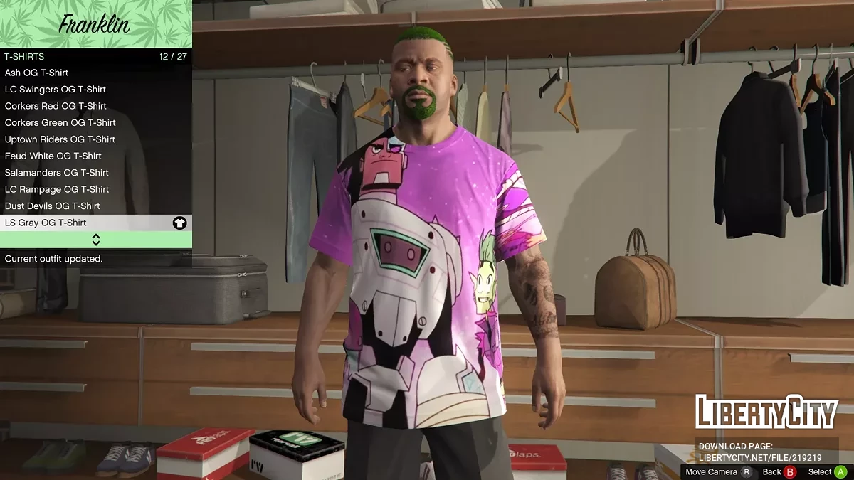 Pak Berbagai Kaos untuk Franklin / GTA 5