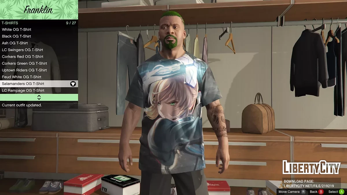 Pak Berbagai Kaos untuk Franklin / GTA 5