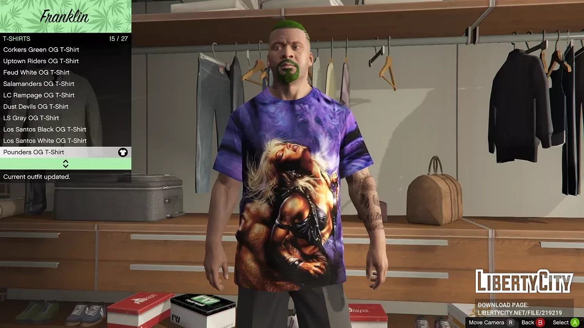 Pak Berbagai Kaos untuk Franklin / GTA 5
