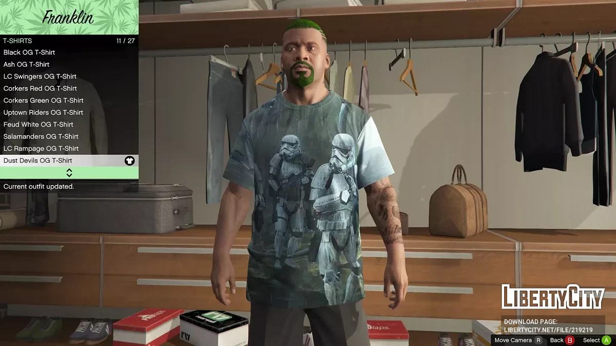 Pak Berbagai Kaos untuk Franklin / GTA 5