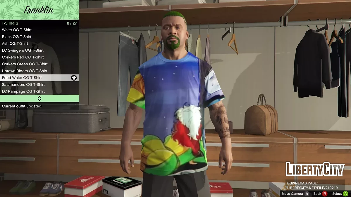 Pak Berbagai Kaos untuk Franklin / GTA 5