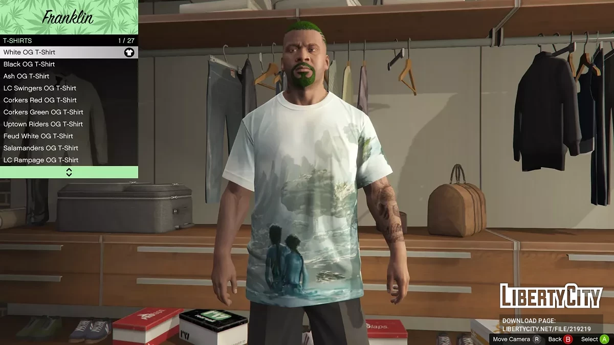 Pak Berbagai Kaos untuk Franklin / GTA 5