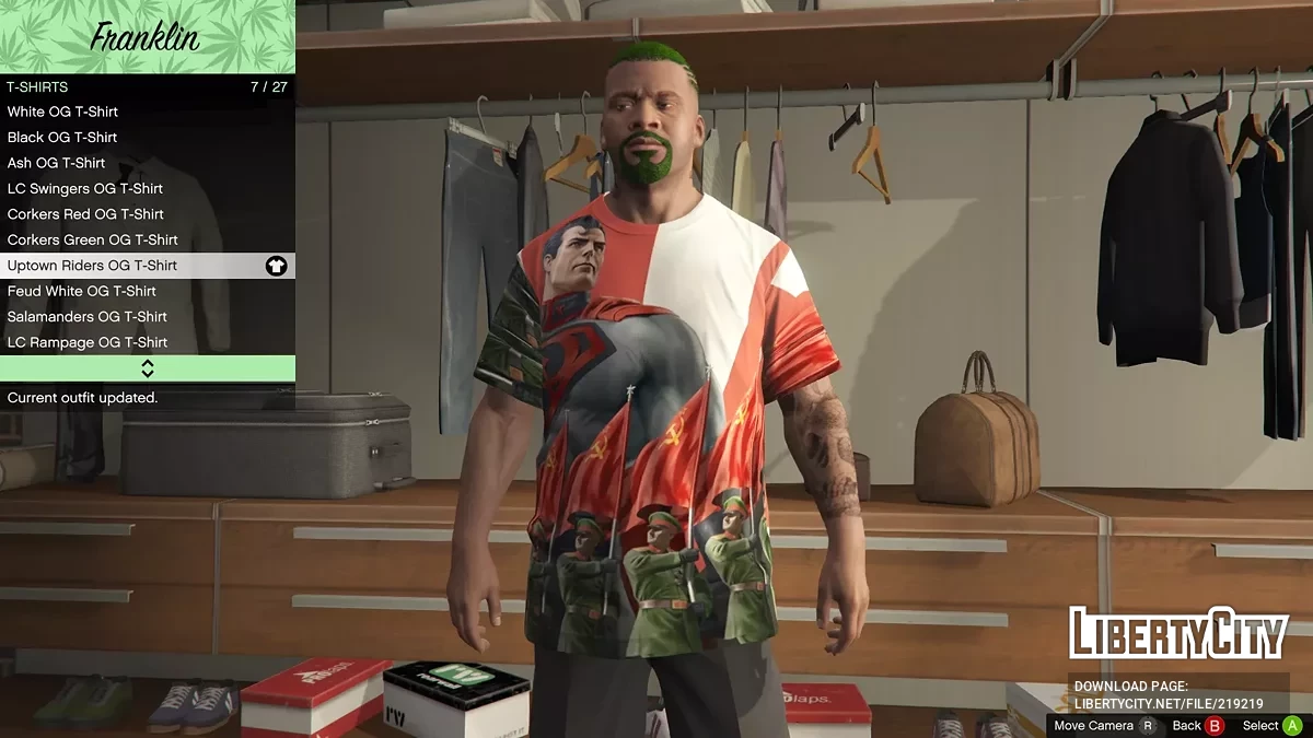 Pak Berbagai Kaos untuk Franklin / GTA 5