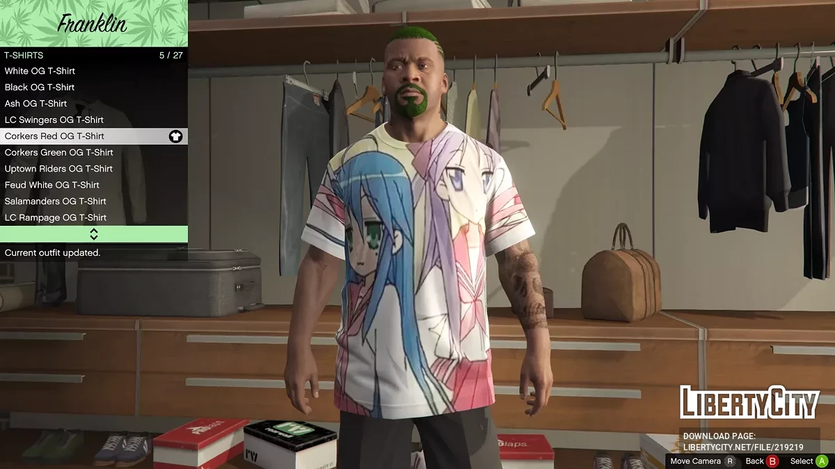 Pak Berbagai Kaos untuk Franklin / GTA 5