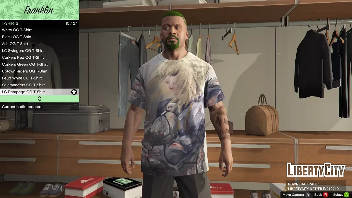 Pak Berbagai Kaos untuk Franklin / GTA 5