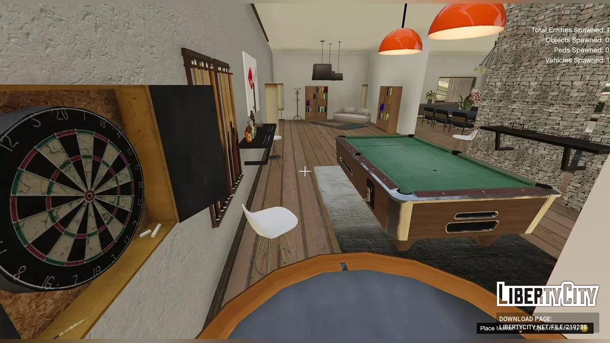 Rumah yang dibangun di dermaga / GTA 5