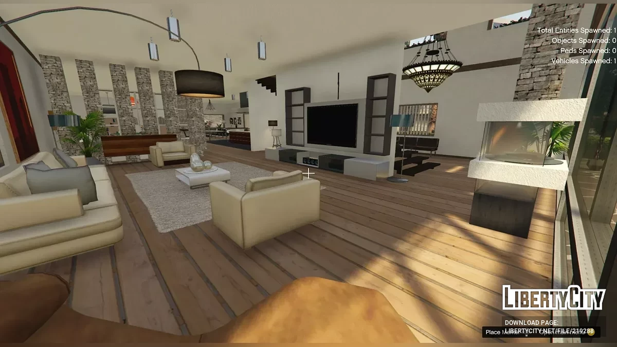 Rumah yang dibangun di dermaga / GTA 5