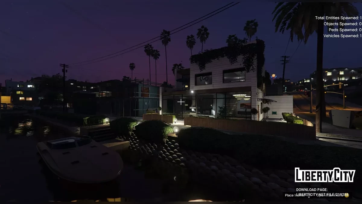 Rumah yang dibangun di dermaga / GTA 5
