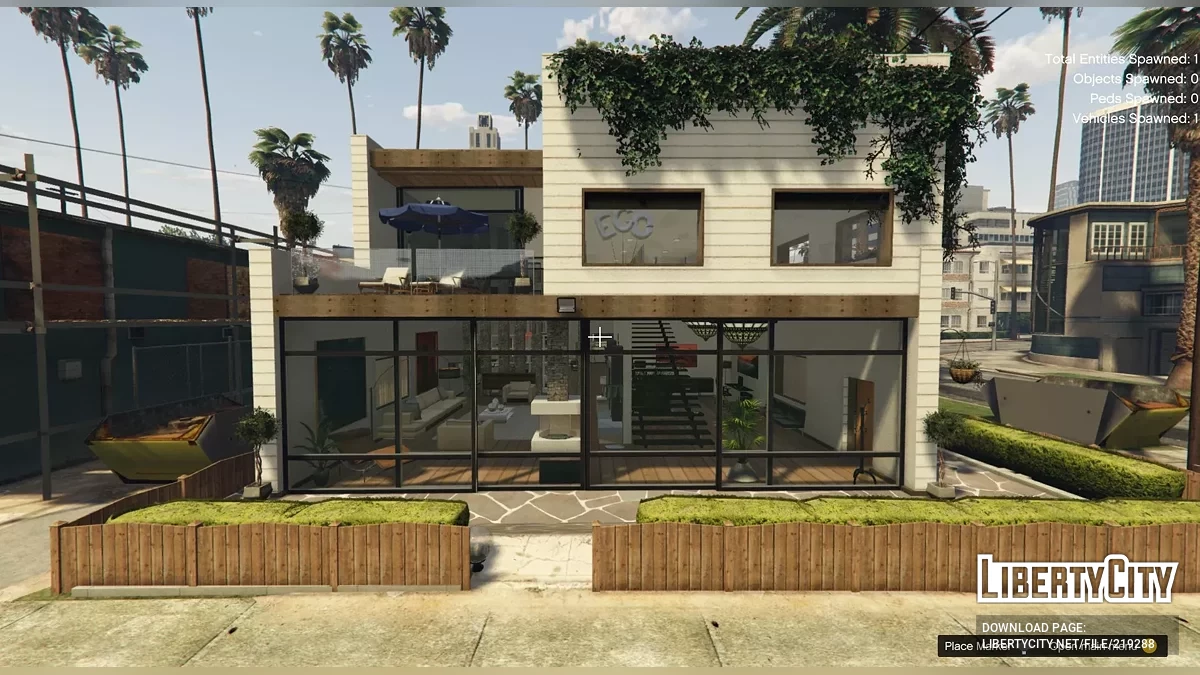 Rumah yang dibangun di dermaga / GTA 5