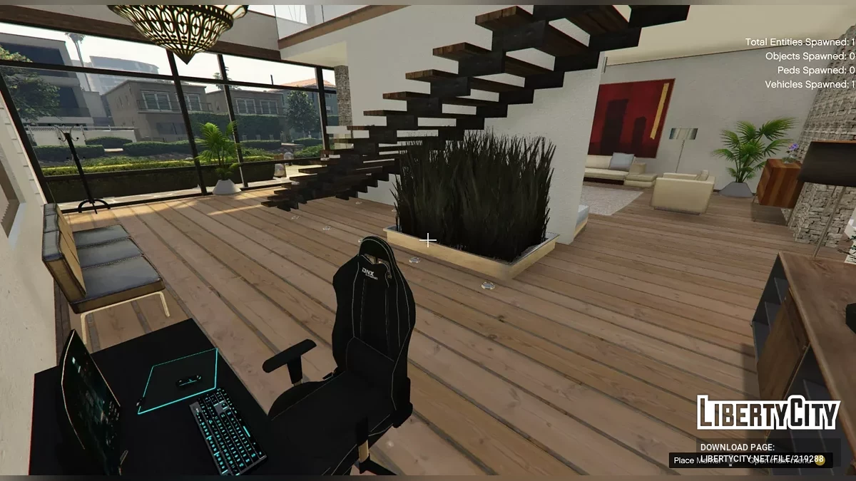 Rumah yang dibangun di dermaga / GTA 5