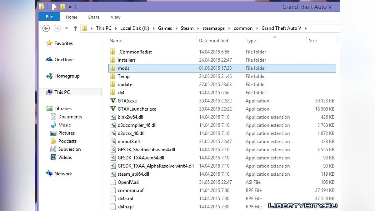 OpenIV 2.6.3 / جي تي أي 5