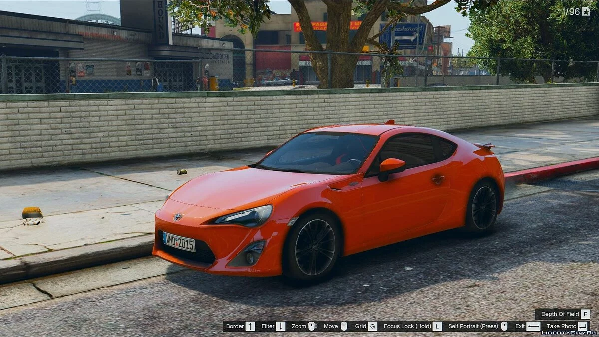 Toyota GT86 [Додаток / Заміна | Налаштовуваний | HQ] / GTA 5