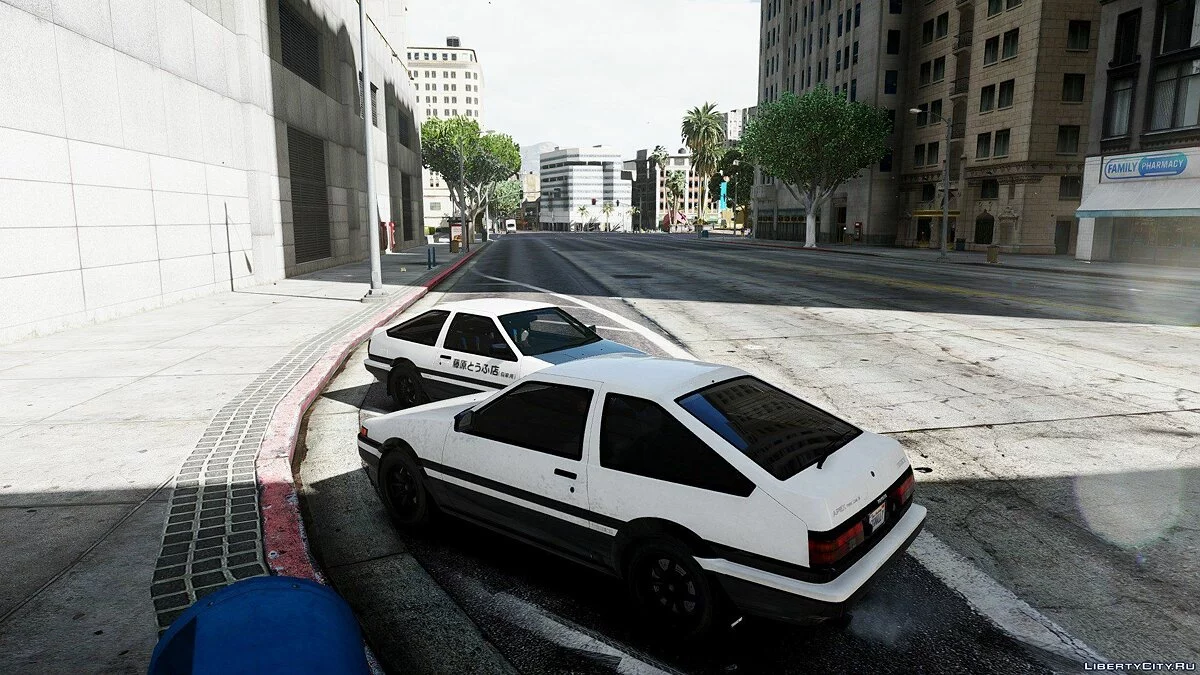1985年丰田Sprinter Trueno GT Apex (AE86) [附加/替换 | 调整 | 模板 | 车身涂装 | 右舵] 9.0 / GTA 5