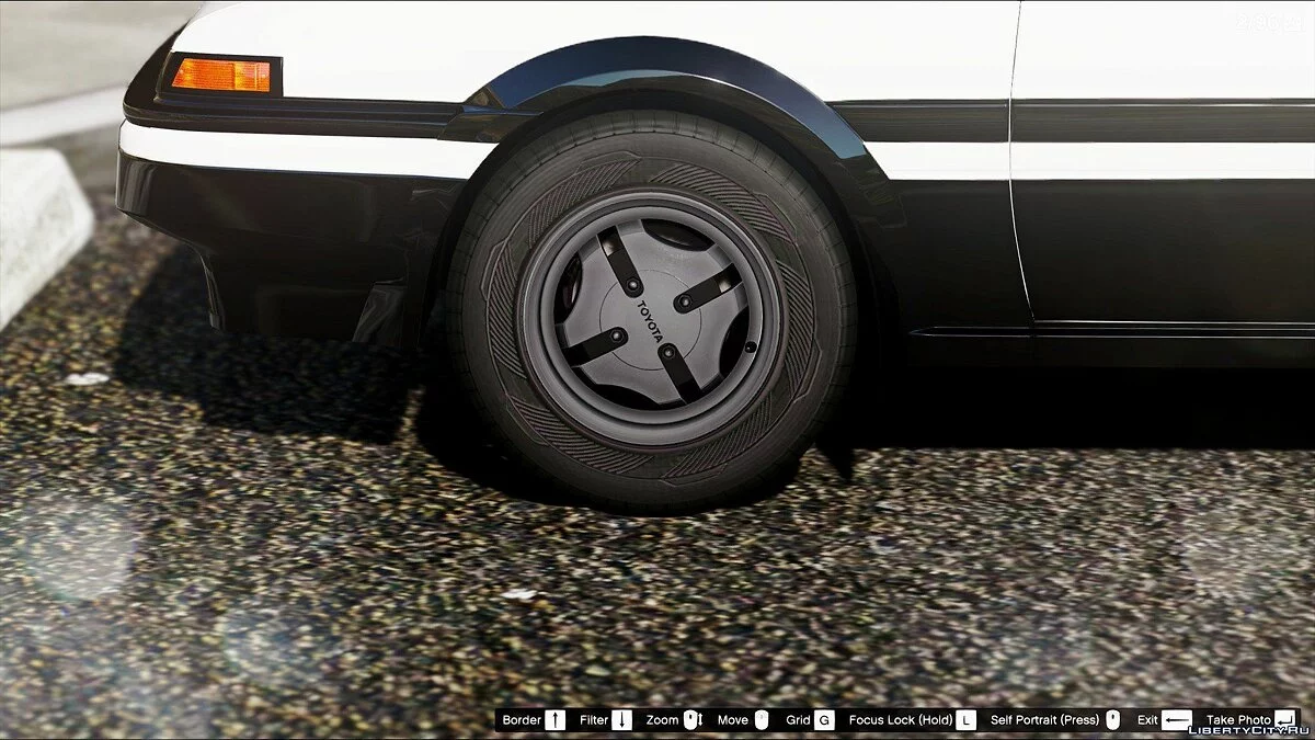 1985年丰田Sprinter Trueno GT Apex (AE86) [附加/替换 | 调整 | 模板 | 车身涂装 | 右舵] 9.0 / GTA 5