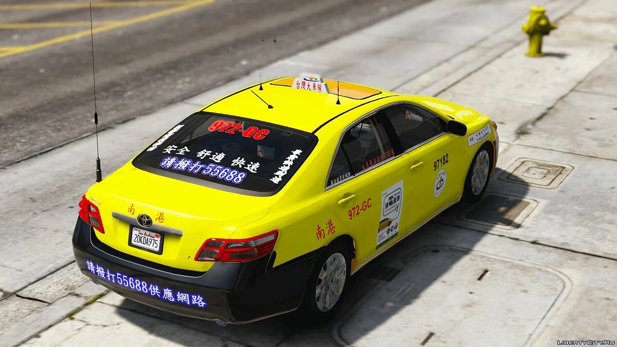 Toyota Camry Taiwan Taxi [Replace | Template] 1.1 / GTA 5