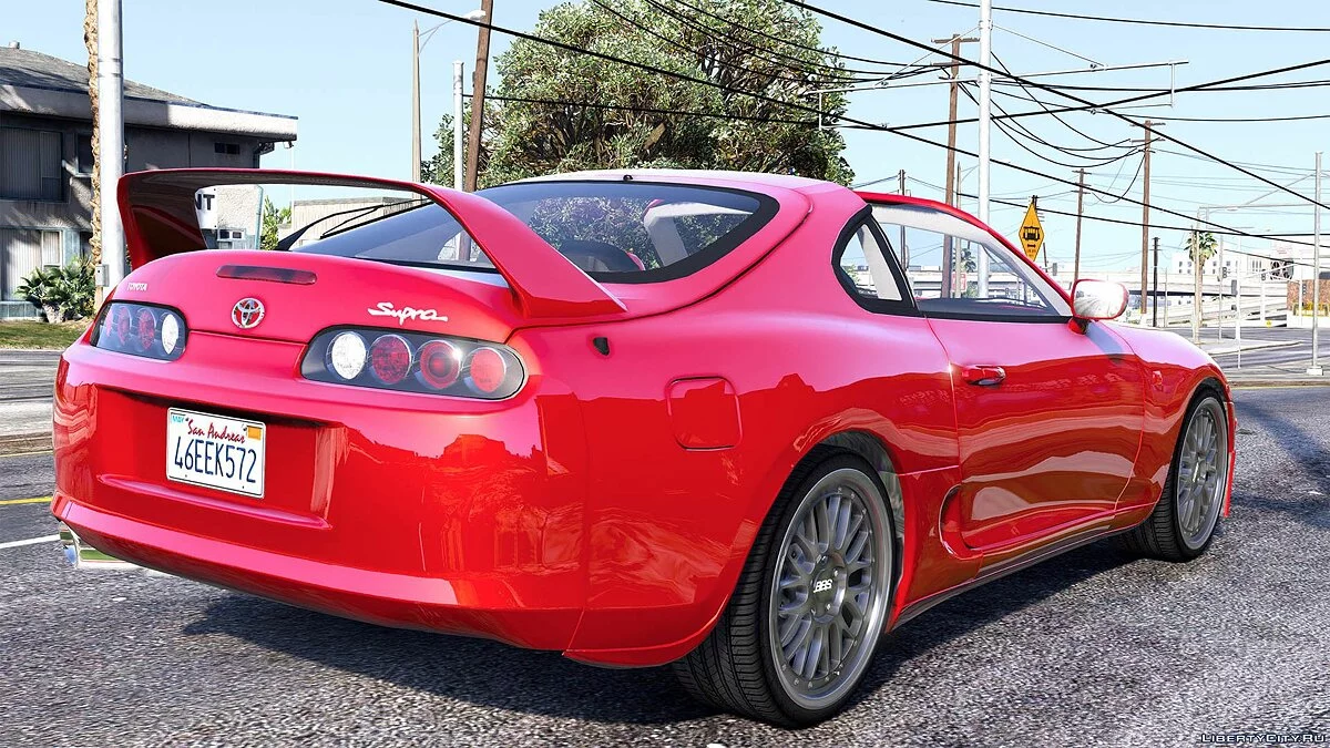 丰田 Supra 1994 (Mark IV) [替换调校动画] 1.0 / GTA 5