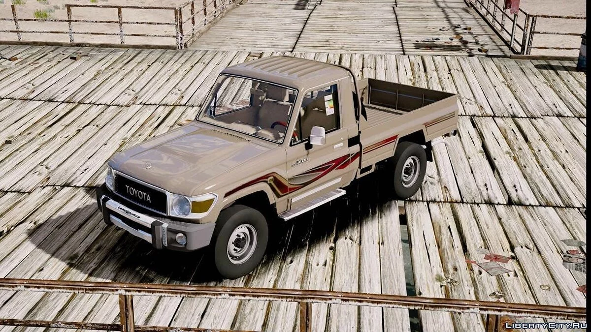 Toyota Land Cruiser 79 Single Cabin 2016 / GTA 5