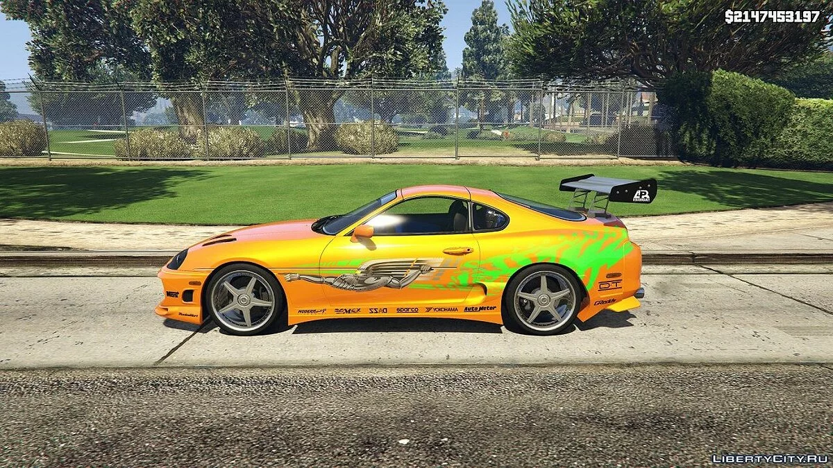 Brian's TOYOTA SUPRA 1994 (FAST&FURIOUS) [Add-On] 1.1 / GTA 5
