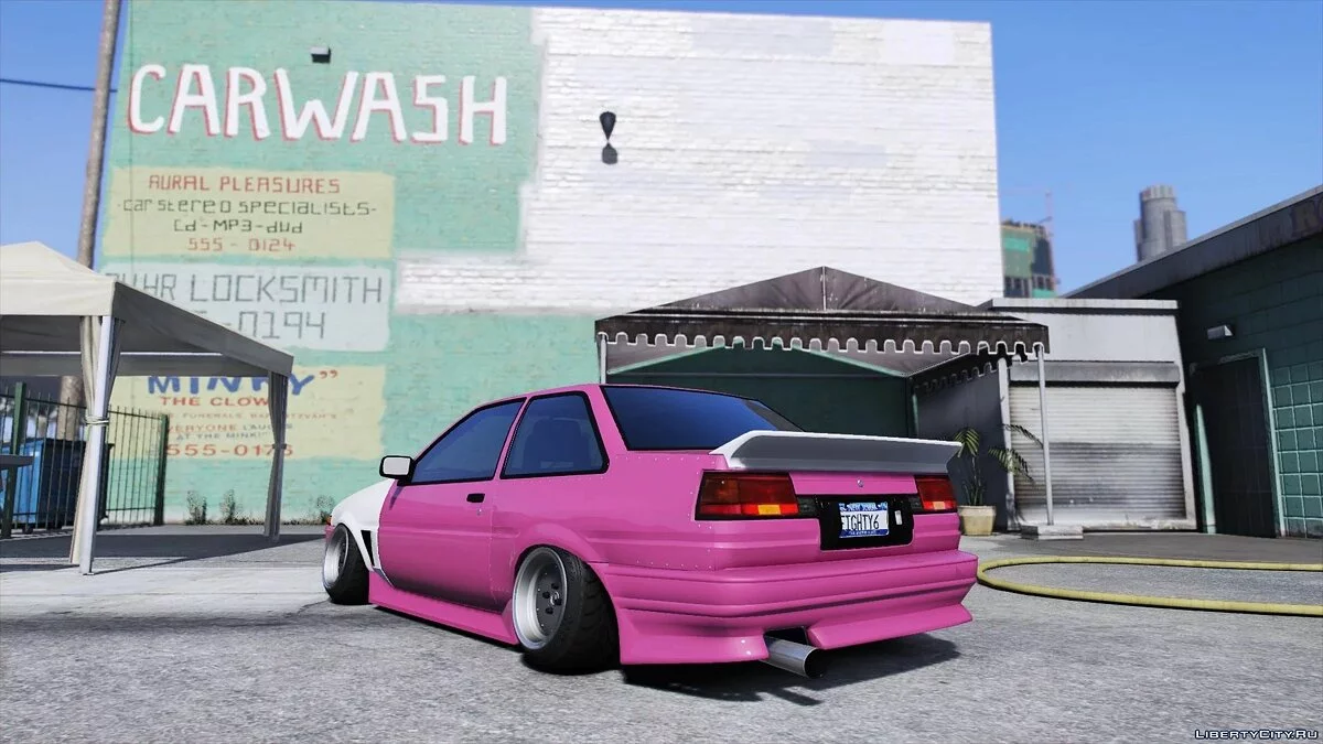 丰田AE86双门版 [附加 | 右舵] 1.1 / GTA 5