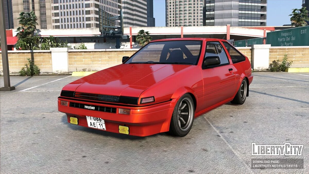 1987年丰田Trueno AE86 / GTA 5