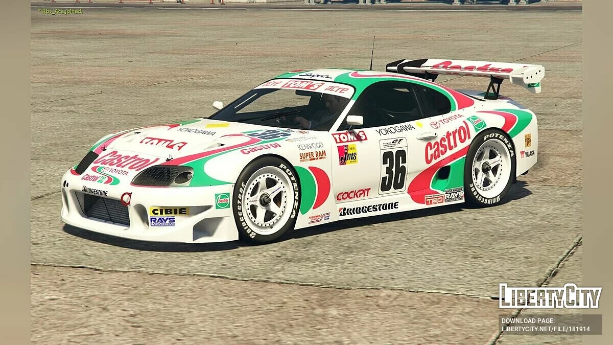 Castrol Supra JGTC [附加组件 / FiveM] v1.1 / GTA 5