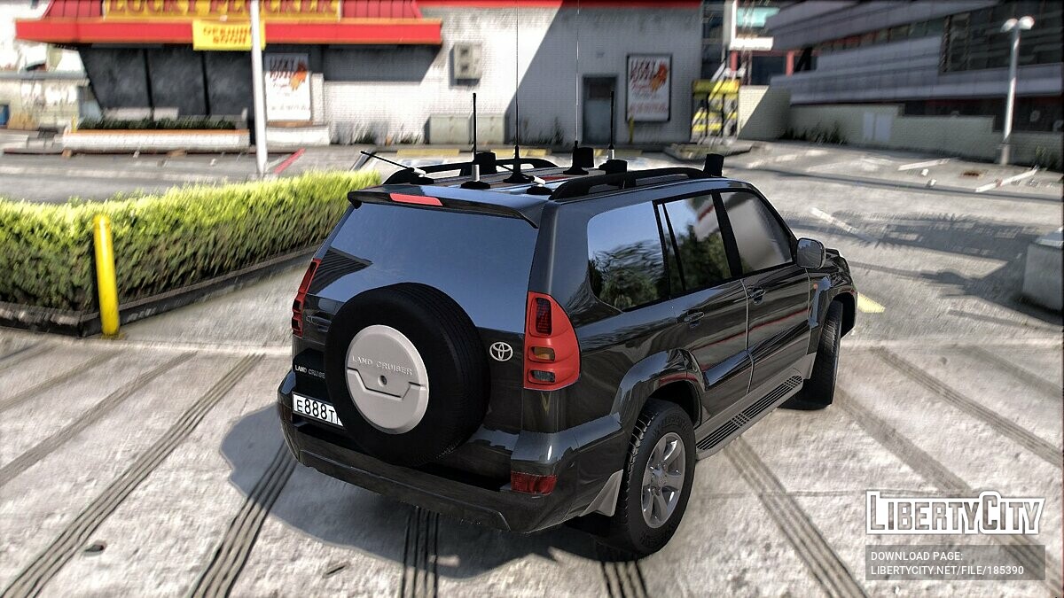 Toyota land cruiser prado 2021 gta 5 фото 28