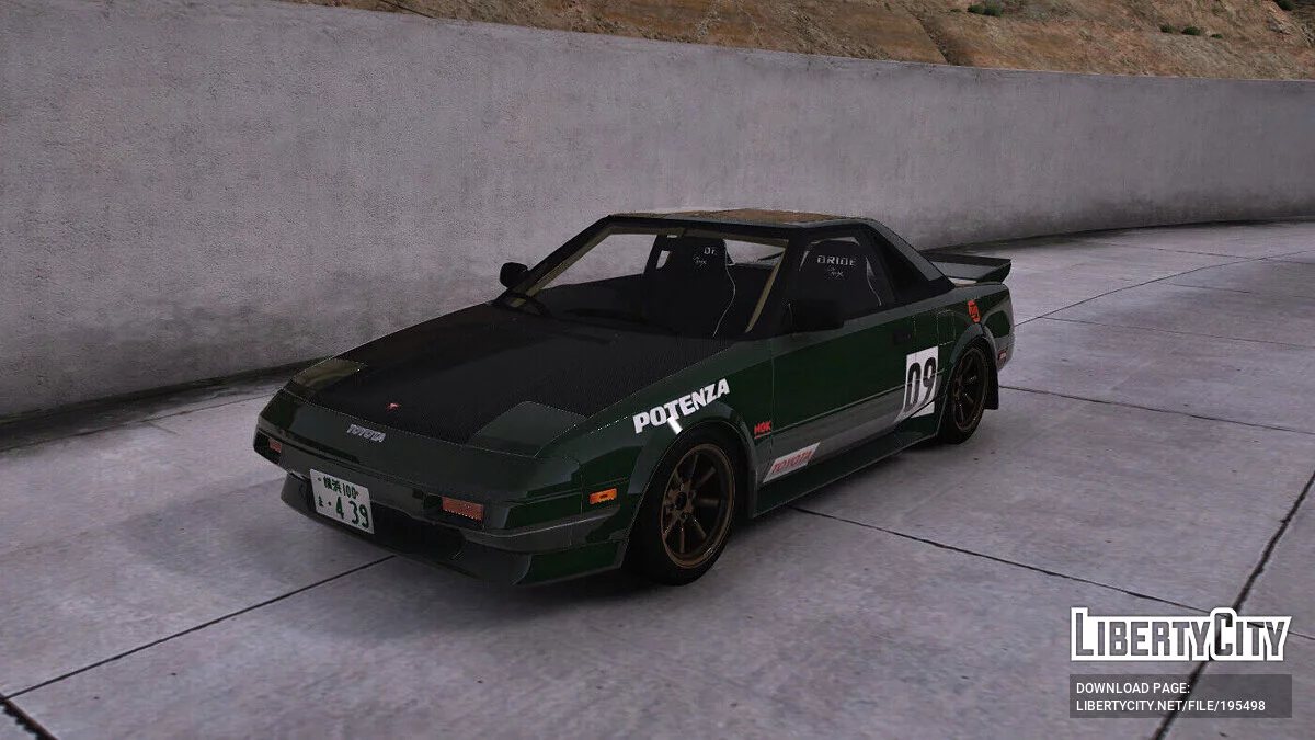 Toyota MR2 (AW11) 88 v1.1 / GTA 5