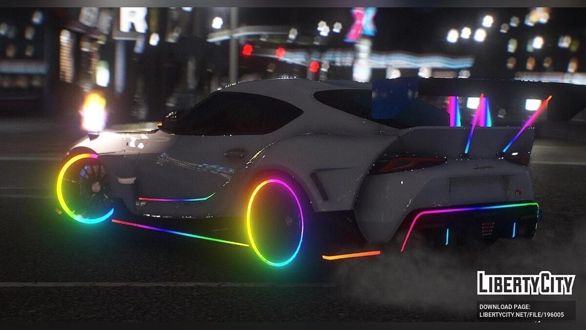 Toyota Supra - Dynamic RGB Lights / GTA 5